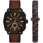 Fossil Machine férfi karóra szett FS6102SET