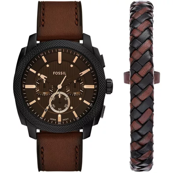 Fossil Machine férfi karóra szett FS6102SET