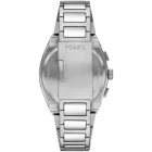 Fossil Everett férfi karóra FS6104, kék számlappal, ezüst nemesacél szíjjal