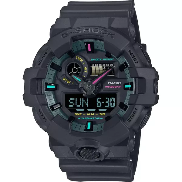 Casio G-Shock Multi Fluorescent Accents férfi karóra GA-700MF-1AER