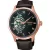 Seiko Presage Japanese Garden férfi karóra HCB007J1, zöld számlappal, barna bőr szíjjal