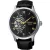 Seiko Presage Japanese Garden férfi karóra HCB008J1, fekete számlappal, fekete bőr szíjjal