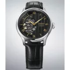 Seiko Presage Japanese Garden férfi karóra HCB008J1, fekete számlappal, fekete bőr szíjjal