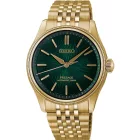 Seiko Presage Bonsai Limited Edition férfi karóra szett HCC009J1, zöld számlappal, arany nemesacél szíjjal