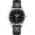 Longines Flagship Heritage férfi karóra L4.795.4.58.0, fekete számlappal, fekete bőr szíjjal
