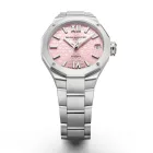 Baume & Mercier Riviera női karóra M0A10675, rózsaszín számlappal, ezüst nemesacél szíjjal