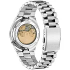 Citizen Automatic férfi karóra NJ0150-81X, zöld számlappal, ezüst nemesacél szíjjal