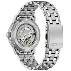 Citizen Automatic férfi karóra NJ0210-56A, ezüst számlappal, ezüst nemesacél szíjjal