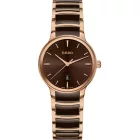 Rado Centrix női karóra R30024302, barna számlappal, barna nemesacél szíjjal