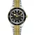Rado Captain Cook férfi karóra R32138153, fekete számlappal, arany nemesacél szíjjal