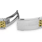 Rado Captain Cook férfi karóra R32138153, fekete számlappal, arany nemesacél szíjjal