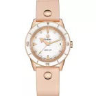 Rado Captain Cook Marina Hoermanseder női karóra szett R32139708, fekete bőr szíjjal