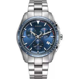 Rado HyperChrome Chronograph férfi karóra R32259203, kék számlappal, ezüst titán szíjjal