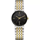 Rado Florence női karóra R48913153, fekete számlappal, ezüst nemesacél szíjjal