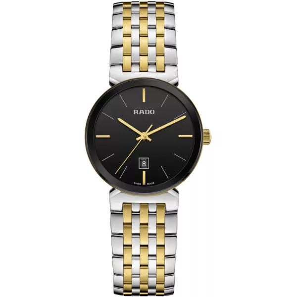 Rado Florence női karóra R48913153, fekete számlappal, ezüst nemesacél szíjjal