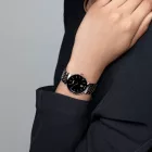 Rado Florence női karóra R48913153, fekete számlappal, ezüst nemesacél szíjjal