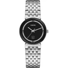 Rado Florence női karóra R48913163, fekete számlappal, ezüst nemesacél szíjjal