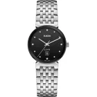 Rado Florence Classic Diamonds női karóra R48913733, ezüst nemesacél szíjjal