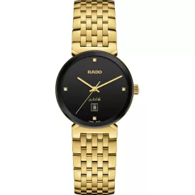 Rado Florence Diamonds női karóra R48915703, arany nemesacél szíjjal