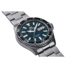 Orient Mako III Kamasu férfi karóra RA-AA0004E39B, zöld számlappal, ezüst nemesacél szíjjal