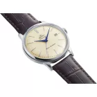 Orient Bambino férfi karóra RA-AC0033Y30B, bézs számlappal, barna bőr szíjjal