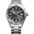 Orient Mako 40 férfi karóra RA-AC0Q13E30B, zöld számlappal, ezüst nemesacél szíjjal