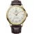 Orient Bambino 36 unisex karóra RA-BB0101S30B, fehér számlappal, barna bőr szíjjal