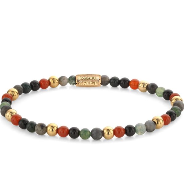 Rebel & Rose Warm Winter wishes női karkötő S RR-40100-G-S