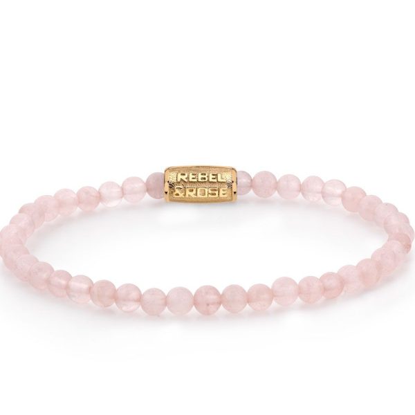 Rebel & Rose Pink Rose Gold női karkötő S RR-40103-G-S