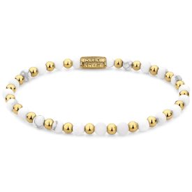   Rebel & Rose Mix Virgin White női karkötő XS RR-40113-G-XS