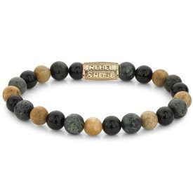   Rebel & Rose Autumn Storm Gold férfi karkötő M RR-80091-G-M