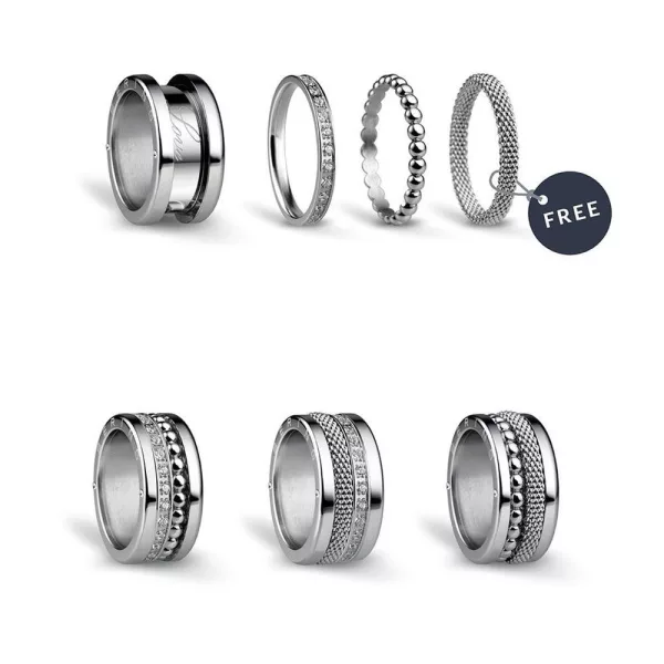 Bering női gyűrű szett SILVERLIGHTS-7