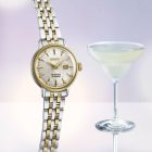 Seiko Preasage Cocktail Time White Lady Diamond Twist női karóra SRE010J1