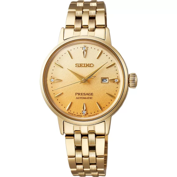 Seiko Presage Eggnog Diamond Set Cocktail Time női karóra SRE018J1