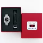 Seiko 5 Sports Heritage Design Re-Creation “Pepper black” Limited Edition férfi karóra szett SRPL05K1