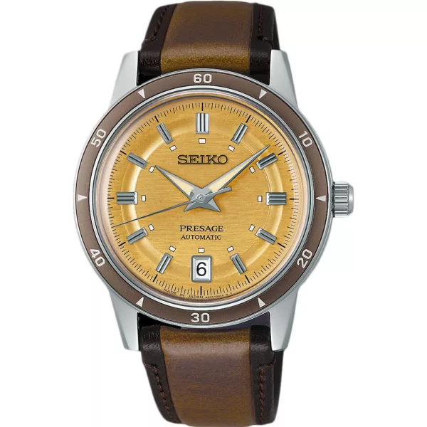 Seiko Presage Style 60s in Golden Yellow férfi karóra SRPL75J1