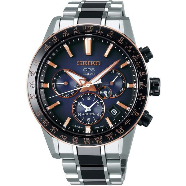 Seiko Astron GPS Solar Dual-Time Limited Edition férfi karóra SSH007J1