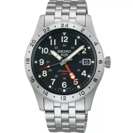   Seiko 5 Sports Field Deploy Mechanical GMT férfi karóra SSK023K1