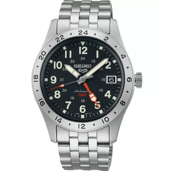 Seiko 5 Sports Field Deploy Mechanical GMT férfi karóra SSK023K1