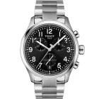 Tissot Sport Chrono L férfi karóra T116.417.11.052.00, fekete számlappal, ezüst nemesacél szíjjal