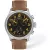 Tissot Chrono L férfi karóra T116.417.16.052.01, fekete számlappal, barna bőr szíjjal
