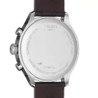 Tissot T-Sport Chrono XL férfi karóra T116.617.16.047.00, kék számlappal, barna bőr szíjjal