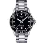 Tissot T-Sport Seastar 1000 férfi karóra T120.410.11.051.00, fekete számlappal, ezüst nemesacél szíjjal