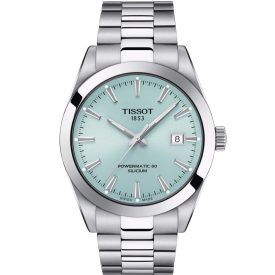   Tissot T-Classic Gentleman Powermatic 80 Silicium Tiffany Blue férfi T127.407.11.351.00