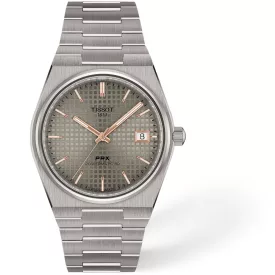 Tissot PRX Titanium unisex karóra T137.807.44.061.00, szürke számlappal, szürke titán szíjjal