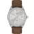 Tissot Classic PRC 100 Solar férfi karóra T151.422.16.031.00, ezüst számlappal, barna bőr szíjjal