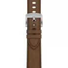 Tissot Classic PRC 100 Solar férfi karóra T151.422.16.031.00, ezüst számlappal, barna bőr szíjjal