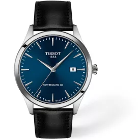 Tissot Classic Dream férfi karóra T158.407.16.041.00, kék számlappal, fekete bőr szíjjal