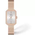 Tissot SRV női karóra T160.110.33.033.00, ezüst számlappal, rose gold nemesacél szíjjal