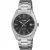 Casio Collection unisex karóra UTP-1302PD-1AVEF, fekete számlappal, ezüst nemesacél szíjjal